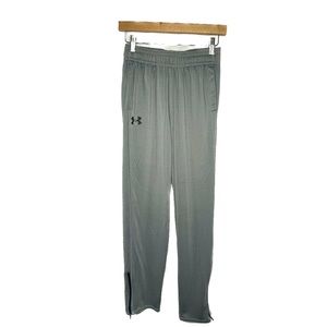 Men Under Armour Gray Loose Fit Athletic Pants Sz S Bin F